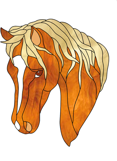 22+ Stained Glass Horse Patterns